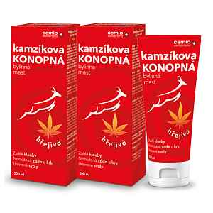 Cemio Kamzíkova konopná mast hřejivá 200ml - balení 2 ks