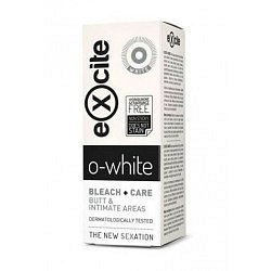 Diet esthetic Excite O-white bleach + care bělicí krém na intimní partie 50 ml