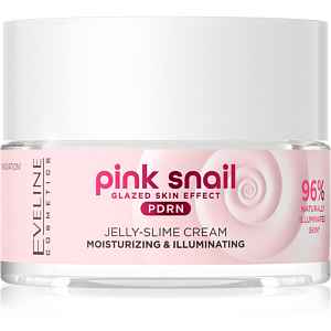 Eveline Cosmetics Pink Snail Glazed Skin Effect rozjasňující krém 50 ml