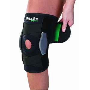 Green Adjustable Hinged Knee Brace, ortéza na koleno, uni