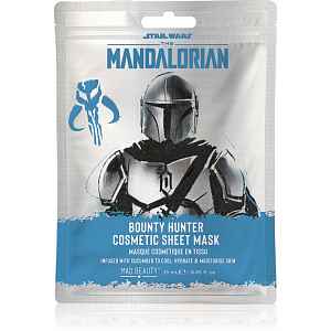 Mad Beauty Star Wars Mandalorian Silver Face Mask plátýnková maska 25 ml