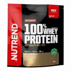 Nutrend 100% Whey Protein strawberry 800 g