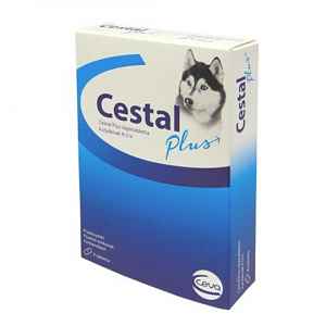 Cestal Cestal Plus žvýkací tablety pro psy, 8 tablet 8 tablet