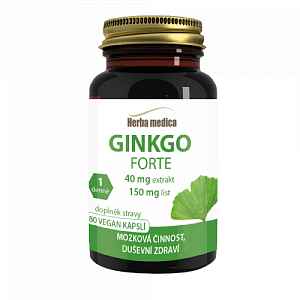 Herba medica Ginkgo Biloba Forte 250mg, 80 kapslí - pamět