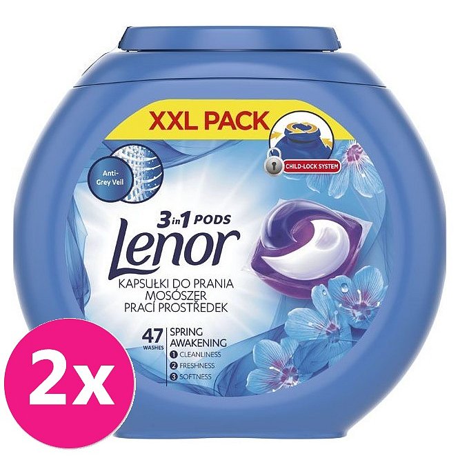 2x LENOR Spring Awakening (47 dávek) – gelové kapsle