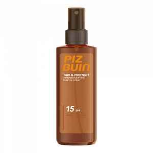 Piz Buin Tan Accelerating Oil Spray SPF 15 opalovací olej urychlující opalování SPF 15 150 ml + dárek PIZ BUIN - letní šátek