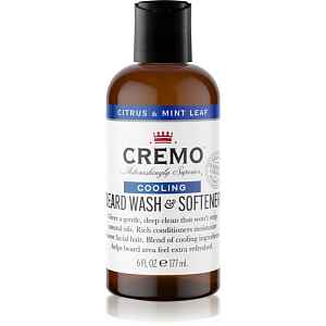 Cremo 2 in 1 Beard Wash & Softener šampon na vousy pro muže Citrus & Mint Leaf 177 ml