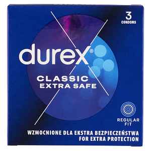 Durex Kondomy Extra Safe Thicker 3 ks