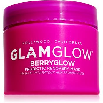 Glam Glow Berryglow Probiotic Recovery Mask hydratační a rozjasňující maska s probiotiky 75 ml