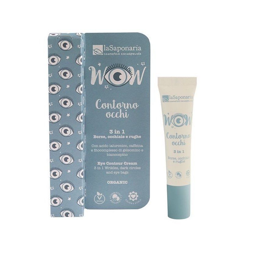 laSaponaria Konturovací oční krém 3v1 BIO 15 ml