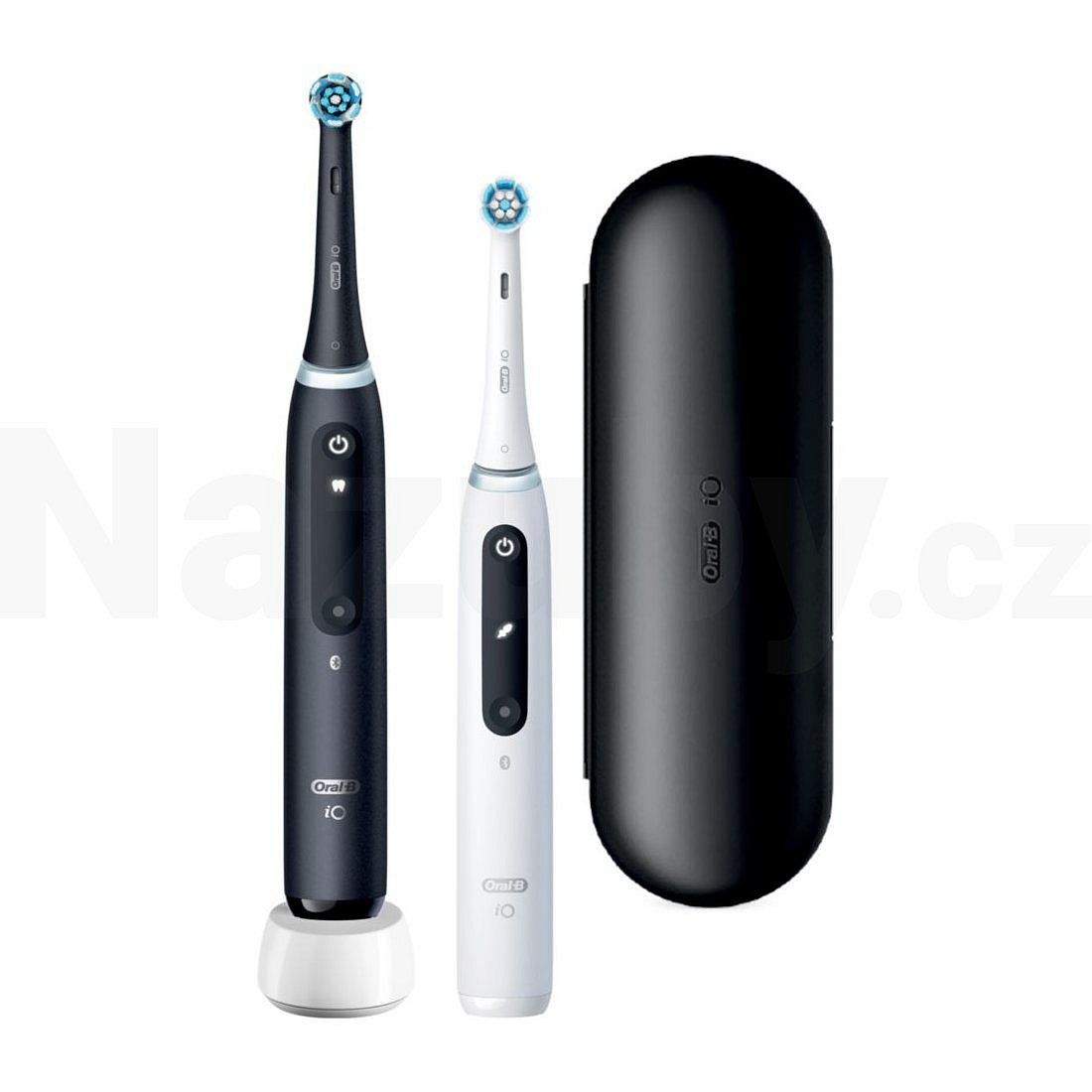 Oral-B iO Series 5 Duo Black+White magnetický zubní kartáček 2 ks - 100 dní na vyzkoušení produktu