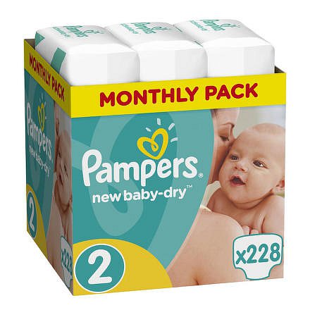 Pampers New Baby Monthly Box S2 (3x 76ks)