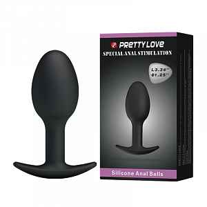 Pretty Love Pretty Love Heavy Balls Silicone Butt Plug