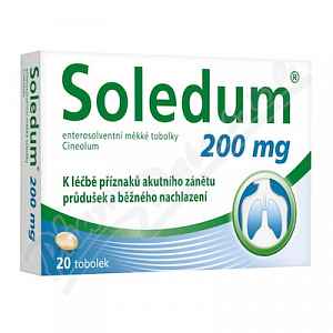 Soledum 200mg enterosolventní měkké tobolky 20 tbl.