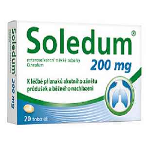 Soledum 200mg enterosolventní měkké tobolky 20 tbl.