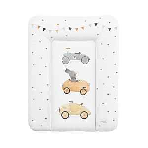 CEBA BABY Podložka přebalovací měkká malá (50x70) Basic Bunny Driver