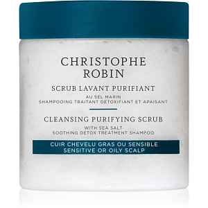 Christophe Robin Purifying Scrub With Sea Salt hloubkově čisticí peeling s mořskou solí 250 ml