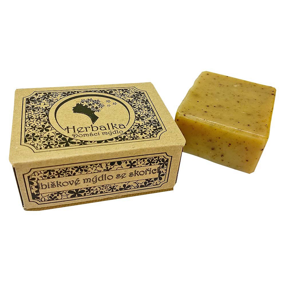 HERBALKA šamponové mýdlo zdravovláska máta 105 g