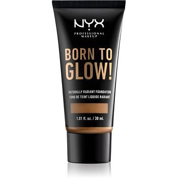 NYX Professional Makeup Born To Glow tekutý rozjasňující make-up odstín 16.5 Nutmeg 30 ml