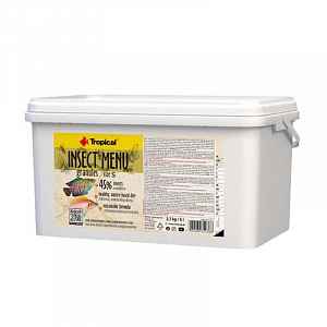 Tropical Insect Menu Granules Size S 5L/2,7kg krmivo pro ryby s vysokým obsahem hmyzu