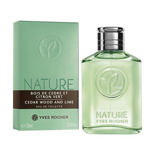Yves Rocher Toaletní voda Cedrové dřevo & limetka 75ml
