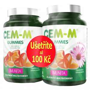 CEM-M gummies Imunita tbl.60+60 AKCE 100 Kč sleva