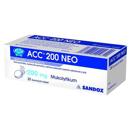 Acc 200 NEO perorální tablety šumivé 20 x 200 mg