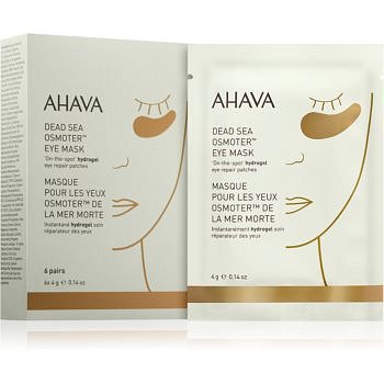 Ahava Dead Sea Osmoter hydrogelová maska na oční okolí pro rozjasnění a hydrataci 6x4 g