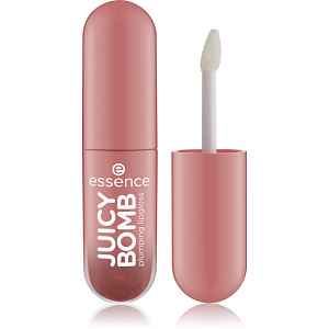 essence Juicy Bomb lesk na rty se zvětšujícím efektem odstín 04 Blossom Peach 2.6 ml