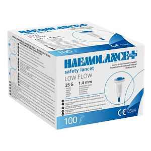 HAEMOLANCE Plus lancety děti 25G modré 100ks
