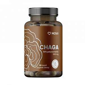 MOVit Energy Chaga 50 % polysacharidů 500 mg 90 kapslí
