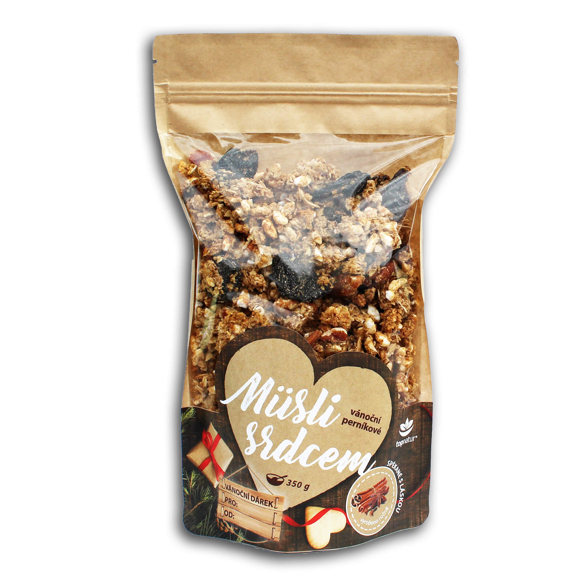 Müsli srdcem Vánoční perníkové 350g.