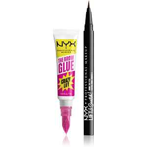 NYX Professional Makeup Brow Duo dárková sada na obočí odstín 02 2 ks