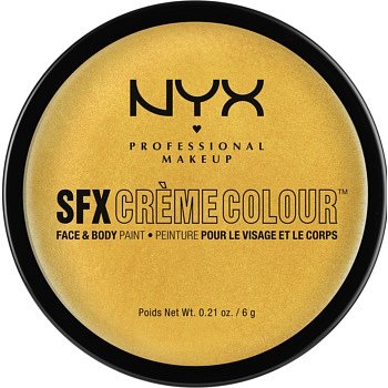 NYX Professional Makeup SFX Creme Colour™ make-up na obličej a tělo odstín 11 Gold 6 g