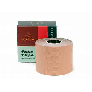 Spaderm Face Tape 5 cm x 5 m tejpovací páska na obličej 1 ks béžová