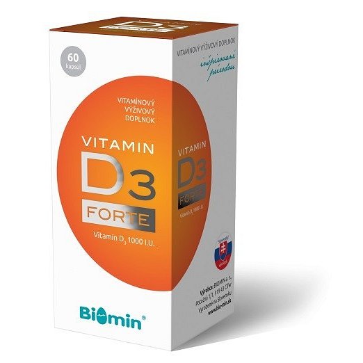 VITAMIN D3 FORTE 1000 I.U. tob.60 Biomin