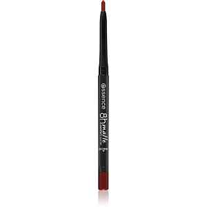 essence 8h Matte Comfort matná tužka na rty s ořezávátkem odstín 08 Dark Berry 0,3 g