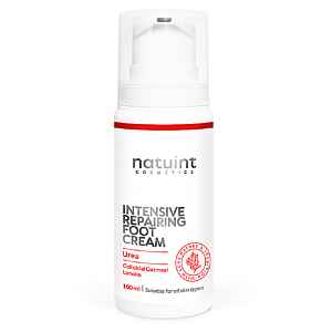 NATUINT COSMETICS Zvláčňující krém na nohy Lanolin a Urea 100 ml, Obsahuje složku: Urea