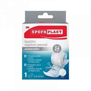 3m Spofaplast 254 Pevná Textilní Náplast 1mx6cm