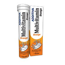 Additiva multivitamin tablety šumivé 20 pomeranč