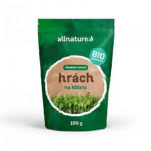 Allnature Semínka Na Klíčení Hrách Bio 100g