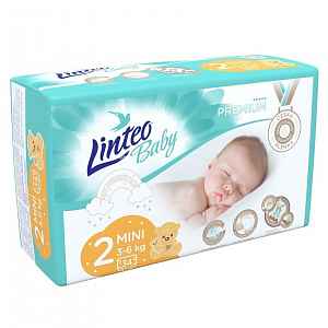 LINTEO BABY Plenky Baby Prémium MINI (3-6 kg) 34 ks