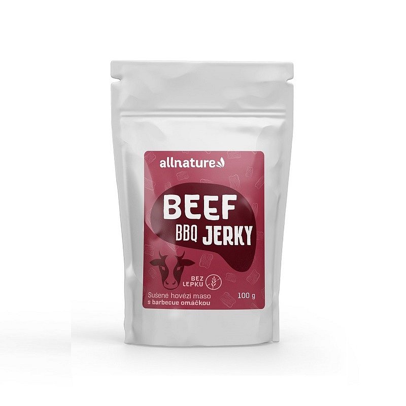 Allnature BEEF BBQ Jerky sušené hovezí maso 100g