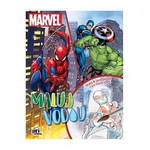 JIRI MODELS Maluj vodou A4 Marvel 1 ks