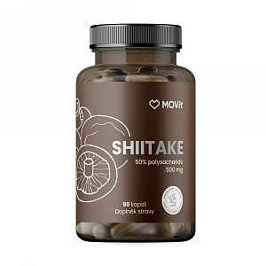 MOVit Energy Shiitake 50 % polysacharidů 500 mg 90 kapslí