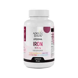 Adelle Davis Liposomal Iron Fe 14 mg 60 kapslí