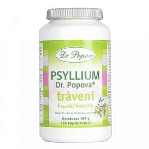 Dr.Popov Psyllium Trávení cps.120