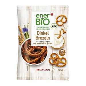 enerBiO Špaldové preclíky se sezamem  125 g