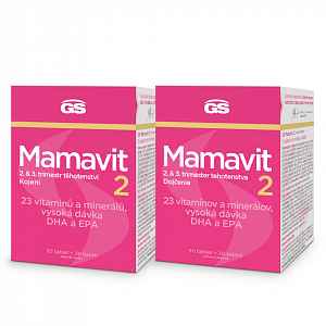 GS Mamavit 2 Těhotenství a kojení, 30 tablet + 30 kapslí - balení 2 ks