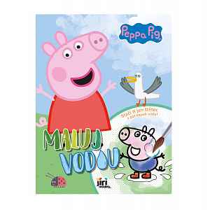 JIRI MODELS Maluj vodou A4 Prasátko Peppa 1 ks